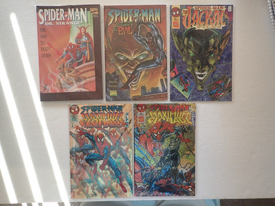 Lot of 5 Spider-Man books 1992-1996