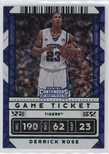 2020 Panini Contenders Draft Picks Game Ticket Green Explosion Derrick Rose 0ue1