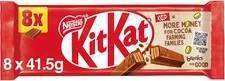 Kit Kat 4 Finger Milk Chocolate Bar Bumper Multipack, 8 X 41.5G