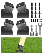 Tofcbye 3.6"x3.6" Adjustable Swing Brackets, Leveling Blocks for Swing Set, P...
