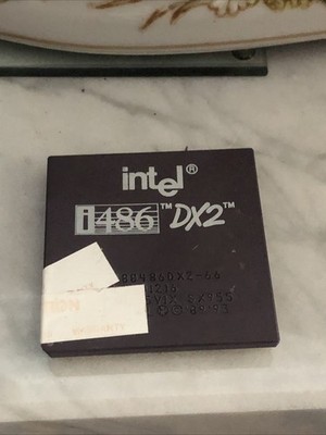 PROZESSOR Intel i486 DX2 66Mhz SX911 SOCKET 168 A80486DX2-66