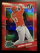 2023 Panini Donruss Rated Prospect Holo Red /2023 Jordan Walker #50  