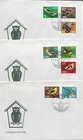 1973 EAST GERMANY BIRDS ON SUPERB FDCs