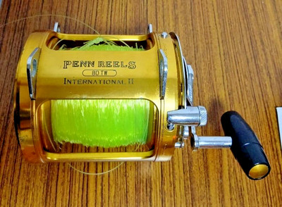 Penn ReelS International II 80TW Lever Drag Big Game Trolling Meeres Angelrolle