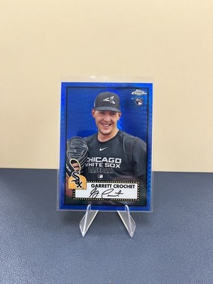 GARRETT CROCHET 2021 Topps Chrome Platinum Anniversary #31 White Sox Rookie Blue