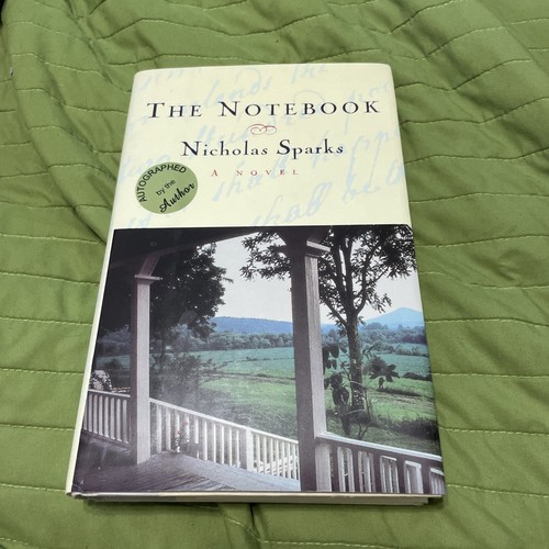 The Notebook SIGNED by Nicholas Sparks First Ed/ 4th Print HCDJ VG+