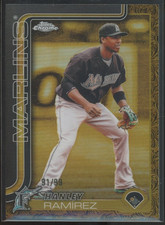 2025 Topps Gilded Collection Hanley Ramirez #135 /99 Miami Marlins