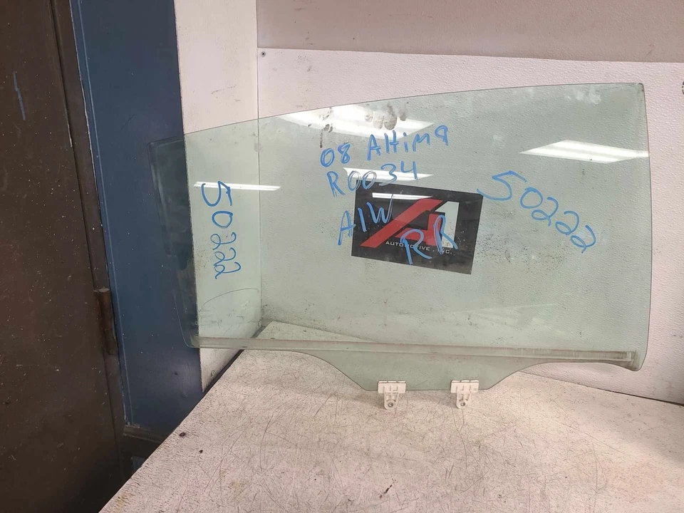 Fits 07-12 NISSAN ALTIMA Rear Door Glass/window Right Passenger Side Sdn Oem Foto 3 de 4