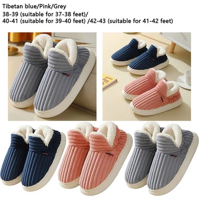 Sunmoine Cloud Slippers Pillow Warm Fuzzy House Slippers Anti-Skid Cozy Plush UK