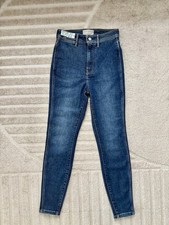 Everlane Womens High-Rise Skinny Jeans Dark W...