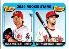 Reds/Diamondbacks Rookie Stars (Tuffy Gosewisch) 2014 Topps Heritage #181