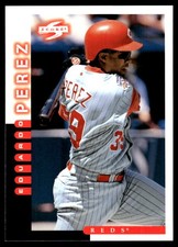 Eduardo Perez 1998 Score #118 Reds MLB READ FREE SHIPPING AutographDen