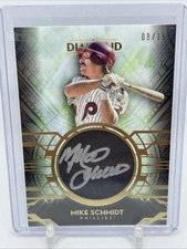 2021 Topps Diamond Icons Baseball Mike Schmidt Silver Ink AUTO #08/15 Phillies