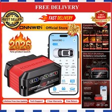 KONNWEI KW905 Bluetooth 5.2 OBD2 Car Code Reader Scanner Android iOS