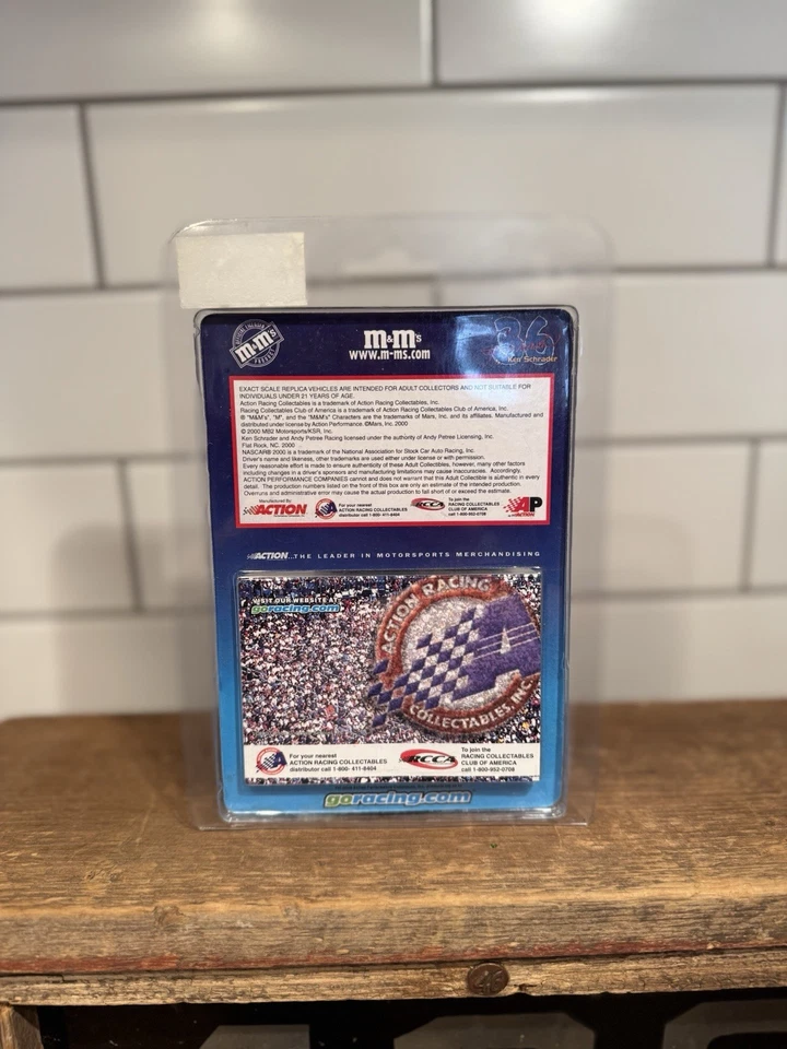 Autographed 2000 Ken Schrader M&M's Diecast Race Car - Image 3 of 4