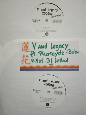 V And Legacy    2000mg  2-LP  X-Ray CLP 0725-1  Pharcyde  P. Nut DJ Lethal  Bobo