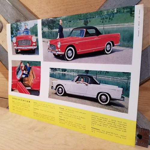 Lancia Appia Verkaufsprospekt 2er Serie Cabriolet Cabrio Swanky Scheune - Bild 7 von 12
