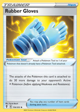 Pokémon TCG Rubber Gloves Evolving Skies 156/203 Regular Uncommon