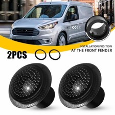 2pc Smoked Side Fender Marker Repeater Lights For 2010-21 Ford Transit Connect D