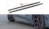 CUP Seitenschweller AnsäTze Schwarz FüR 1Er BMW F40 M Paket M135I Schweller V1