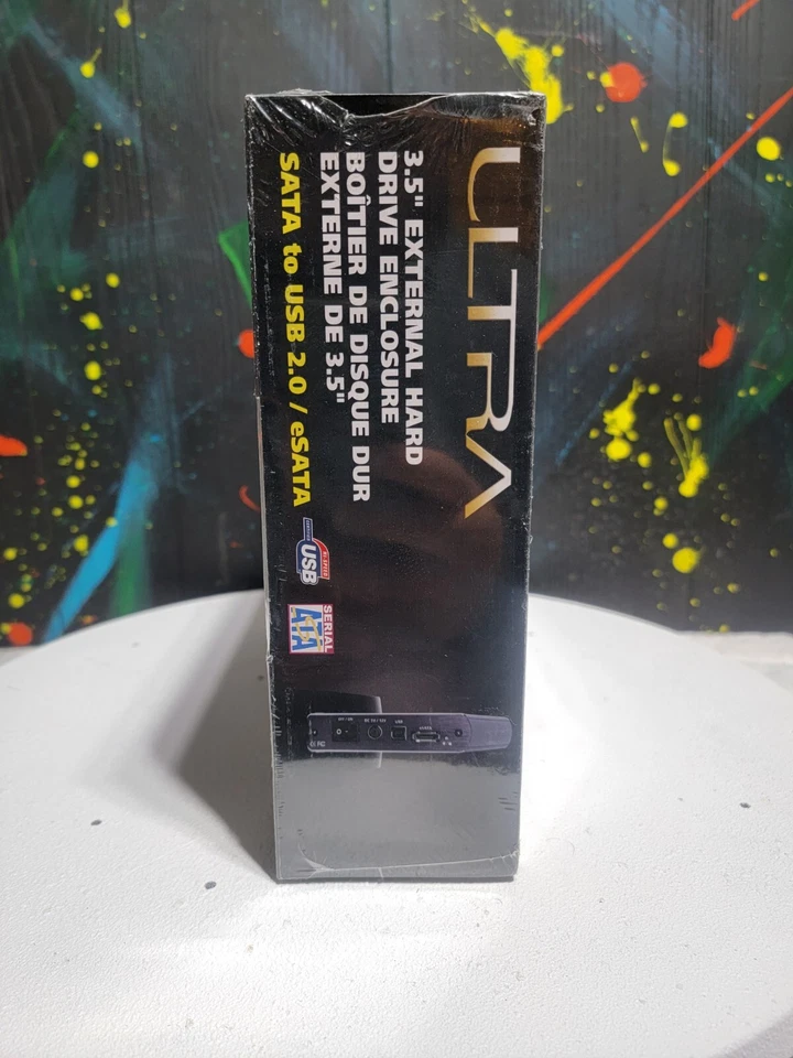 Ultra 3.5" Black USB 2.0 External Hard Drive External Enclosure Stackable New - Image 2 of 4