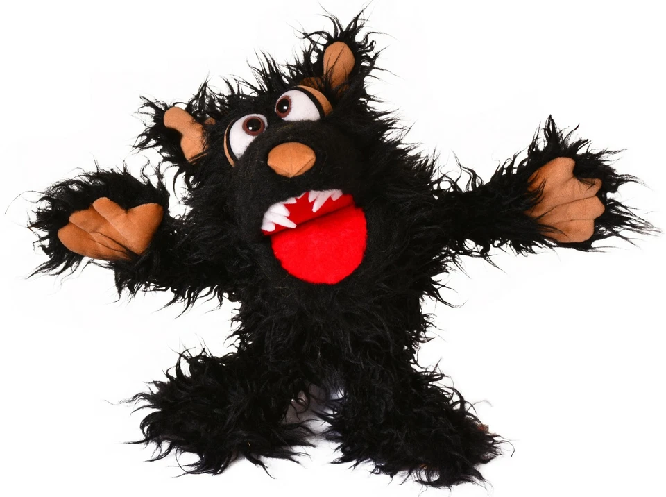 Living Puppets Handpuppe Monster to go kleiner Wolf Muffi Habsweg 35cm - Bild 2 von 4