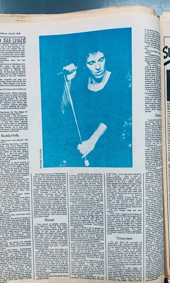 1978 BRUCE SPRINGSTEEN UK MAGAZINE DONNA SUMMER DISCO PiL TALKING HEADS - Image 4 of 4