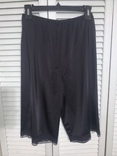 Vanity Fair Long Slip Pants Size Medium Vintage Nylon Lingerie Made in USA
