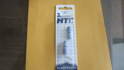 one package 20 ohm 3 Watt 5%  Power Resistor NTE