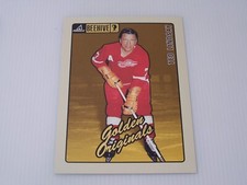 1997-98 Pinnacle Beehive Hockey 5x7 #60 Ted Lindsay Golden Originals Red Wings