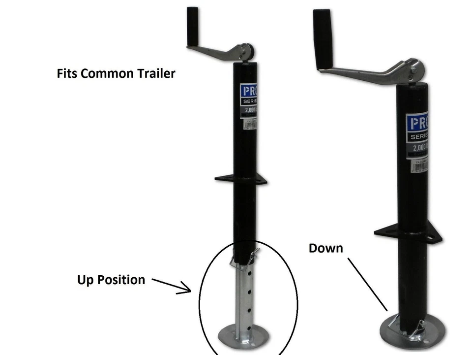 2,000# A-Frame Camper Trailer Tongue Jack FREE SHIPPING Lift top wind - Image 4 of 4