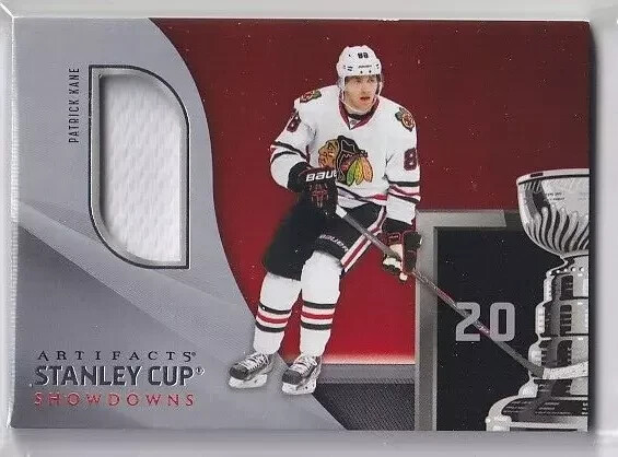 Patrick Kane #SD-15A Hockey Cards 2024 Upper Deck Artifacts Stanley Cup Showdown trading card — raw and PSA graded price guide