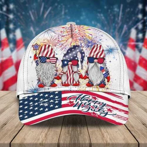  4th of July Patriotic American Flag Custom Baseball