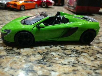 Motor Max McLaren 650S Spider Verde - Modellino Auto In Scala 1:24 Per Collezionisti E Bambini