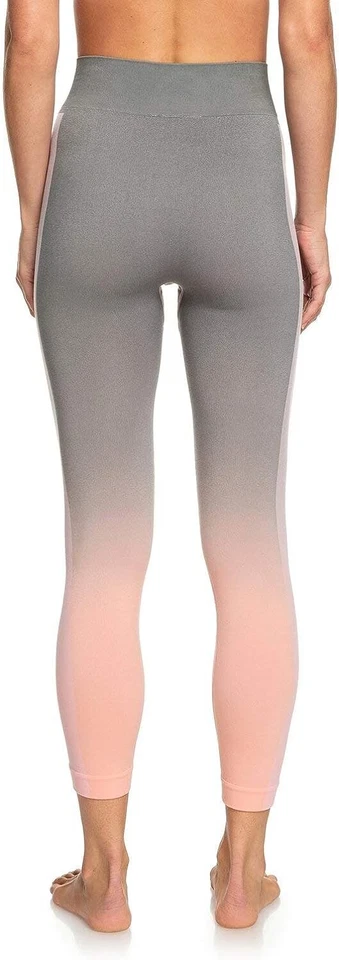 Calça Roxy Feminina Artic Track PEQUENA/PEQUENA Cinza/Roseta Dry Flight Nova Com Etiqueta - Imagem 4 de 4