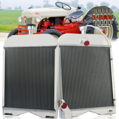 3-Row Aluminum Radiator Replacement Fits Ford 2N 8N 9N Models #8N8005 86551430