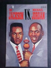 BO JACKSON vs. MICHAEL JORDAN #1! FIRST PRINT! NM- 1992 CELEBRITY COMICS