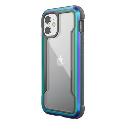 Raptic Shield Apple iPhone 12 Mini Phone Case Shockproof Iridescent Mil Standard