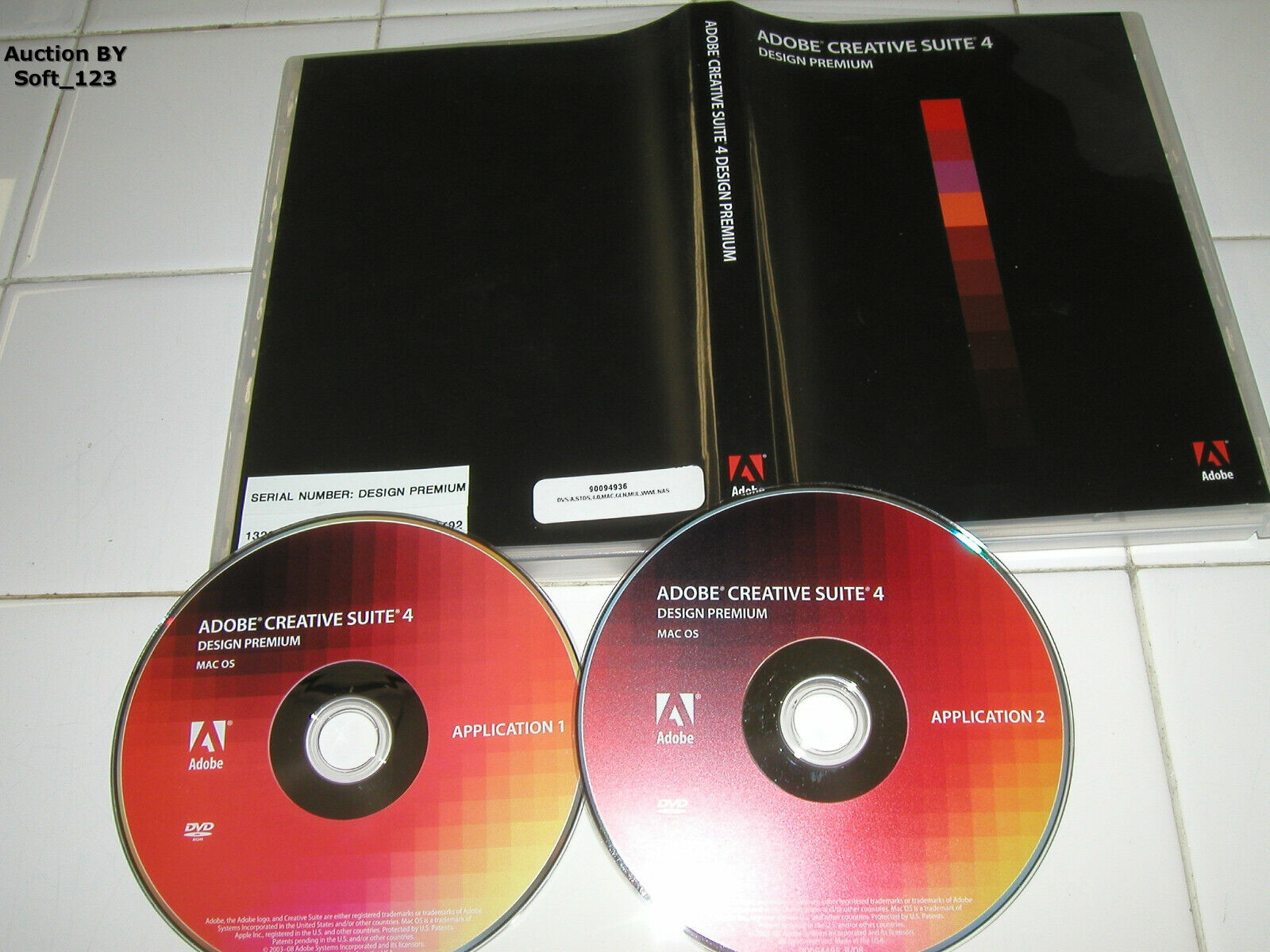 Adobe Creative Suite 4 CS4 Design Premium For MAC Full Retai DVD