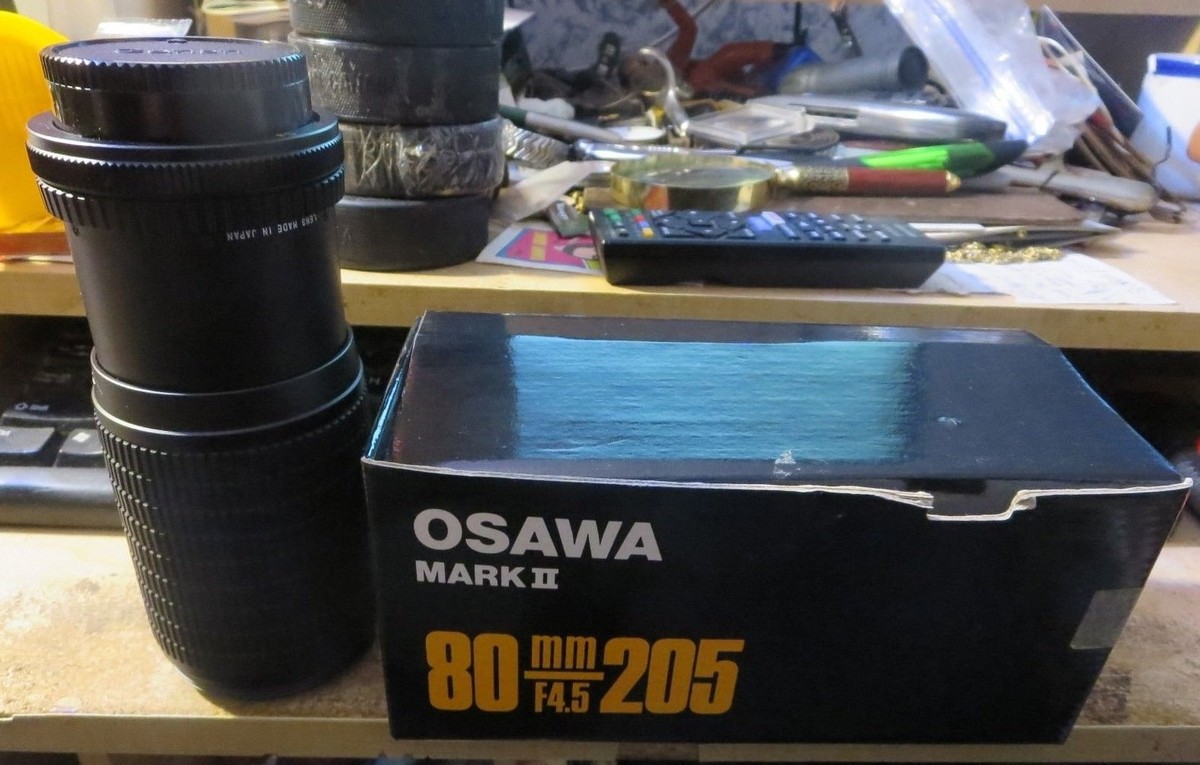 Osawa Mark II 80-205mm Macro Lens F4.5 - With Soft Case & Hood