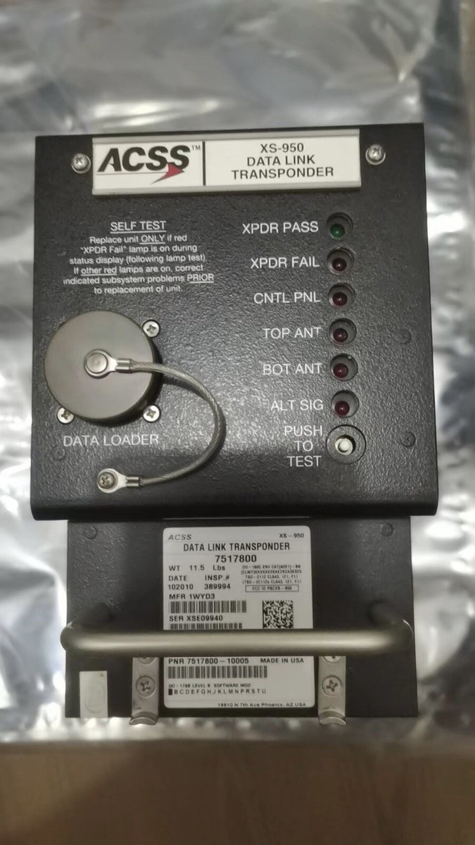 ACSS XS-950 ATC DATA LINKTRANSPONDER PN#7517800-10005 | eBay