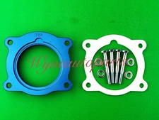 Blue Throttle Body Spacer & Thermal Gasket Fit CHEVROLET EQUINOX, MALIBU, TRAVER