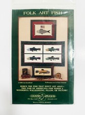 Folk Art Fish Pattern (Country Appliques) #CA...