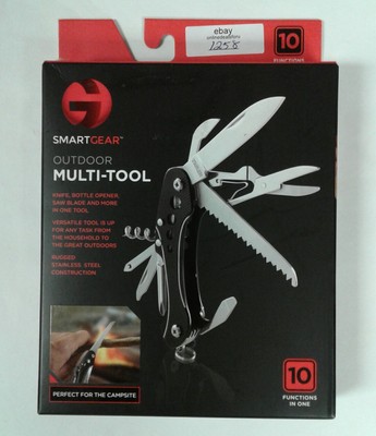 Outdoor Stainless Steel Multi-Tool Knife 10 Functions In One Smart Gear 