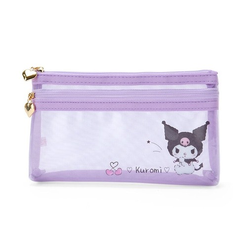 Hello Kitty My Melody Kuromi Cinnamoroll Pochacco Twin Zipper Pencil Case Pouch - 第 7/8 張圖片
