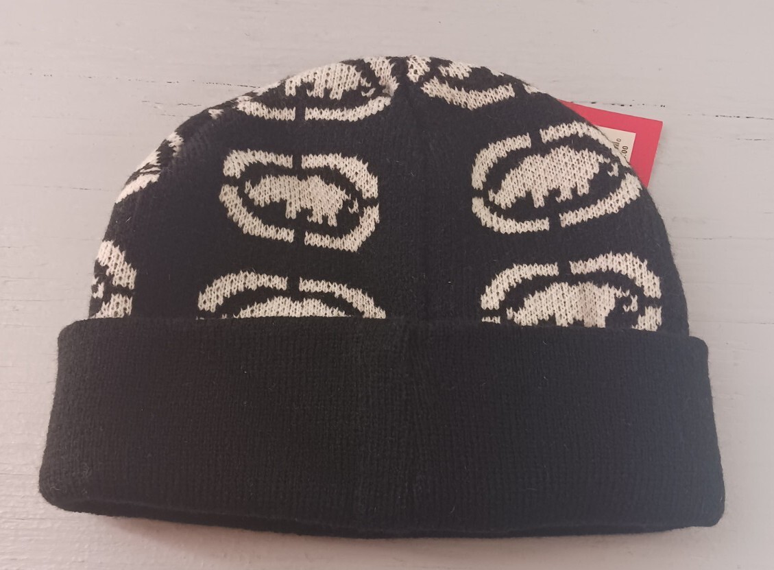 帽子 \"ECKO UNLTD\" embroidery beanie ecko unlimited red beanie with black rhino – Team MVP Sports