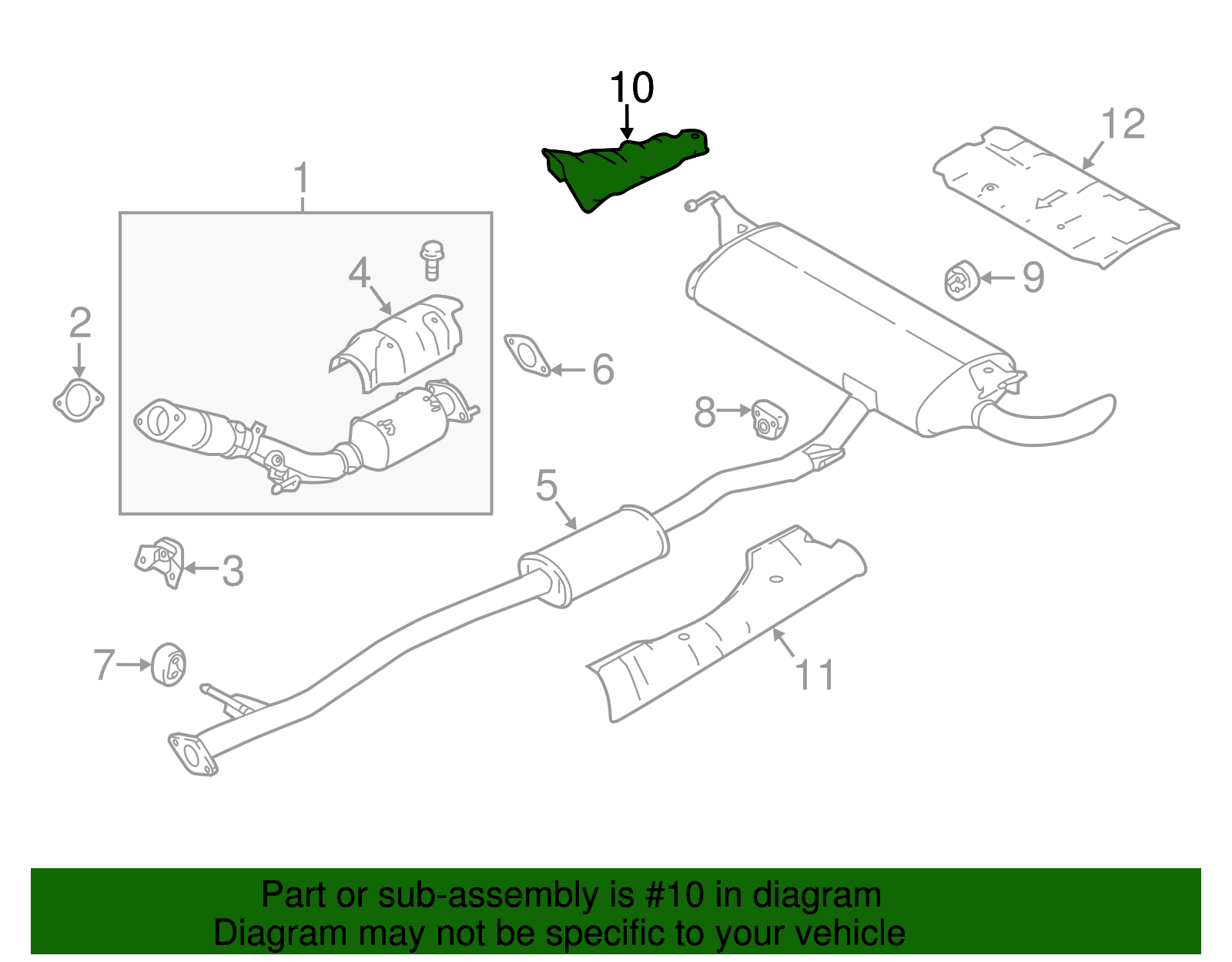 Genuine Nissan Heat Shield 747534CL0A eBay