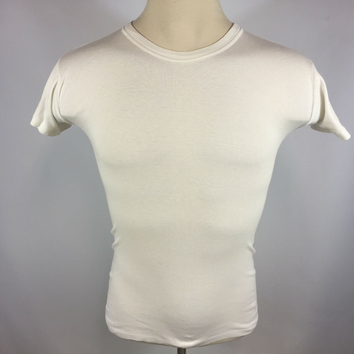Vintage 50s 60s Pennleigh Ribbed Pima Cotton Blank Plain Vintage 50s 60s Pennleigh Ribbed Pima Cotton Blank Plain