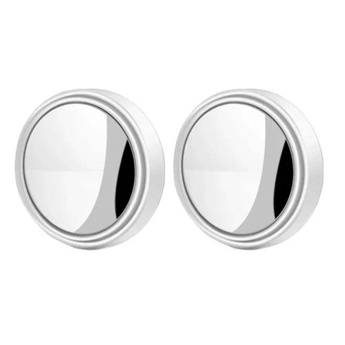 2Pcs Round Frame Convex Blind Spot Mirror Safety Driving Wide-angle 360 Degree A - Picture 15 of 17