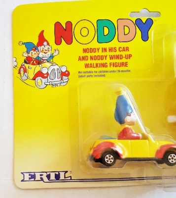 NODDY IN TOYLAND Noddy In His Car & Noddy Walking Wind-Up Ertl